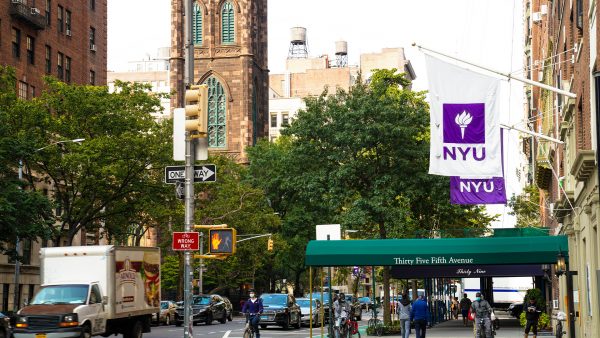 NYU Flags in NYC